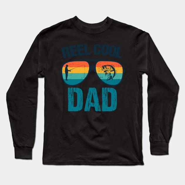 Reel Cool Dad Long Sleeve T-Shirt by LittleBoxOfLyrics